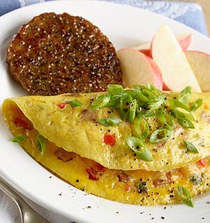 Frittata Omelet + Breakfast Sausage