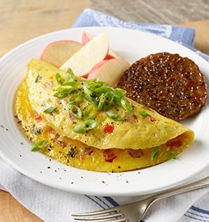 Frittata Omelet + Maple Sausage