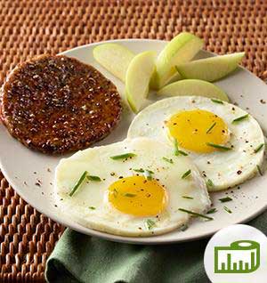 2 Egg Patties + 1 Breakfast Sausage